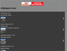 Tablet Screenshot of nikplayer.com